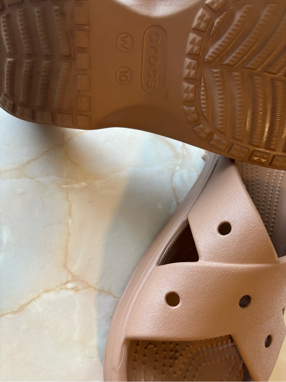 CROCS Women’s Slip-On Clog in Tan - Picture 4 of 5
